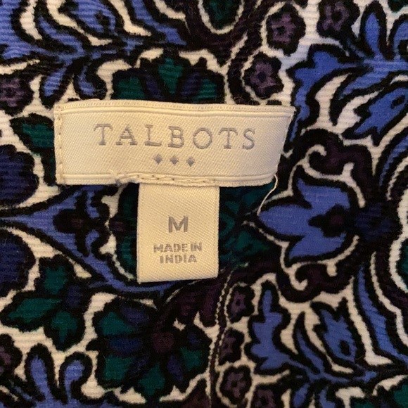 Talbots • Fine Corduroy Patterned Button Up - Picture 8 of 13